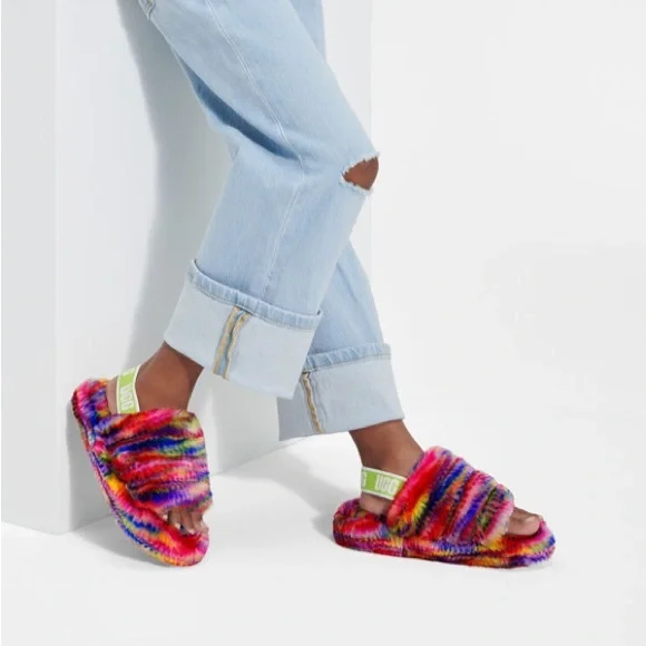 UGG Fluff Yeah Pixelate Size 7 - Picture 3 of 5